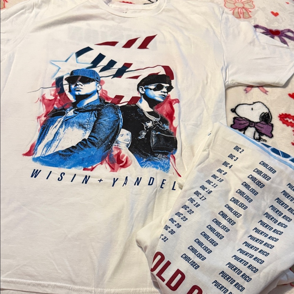 Wisin & Yandel 2022 Mision Sold Out PR Tour Official Concert Merch large bundle